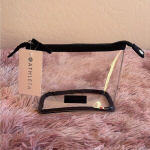 Athleta All About Small Cosmetic Bag Clear